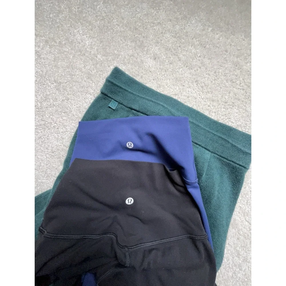 Lululemon Size 0 Lot Scuba Jogger Align Wunder Train Leggings Pants Green Purple